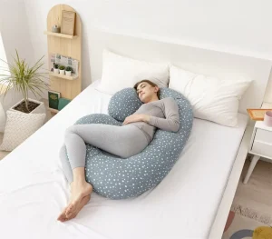 C Shaped Dots Pregnancy Maternity Cooling Body Support Sleeping Pillow Soft Custom Pillows