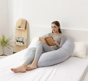 C Shaped Soft Custom Color Maternity Sleeping Pillow Body Support for Pregnant Women