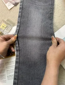 C6286 Aufar Black 11.2OZ 8S Medium Stretch 3/1 Twill Powerful Slub Men Jeans Denim Fabrics Manufacturing and Selling