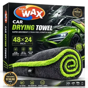 CAR CARE SOFT MICROFIBER CAR DRYING & DETAILING TOWEL MULTI PURPOSE CLEANING CLOTH