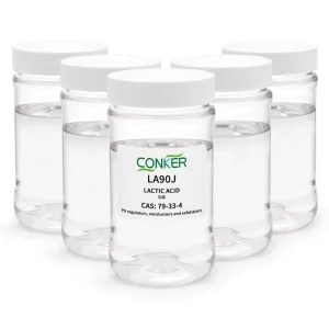 CAS 79 33 4 Lactic Acid Liquid Cosmetic Grade Raw Materials 90% Lactic Acid for Skin Care Serum Body Lotion