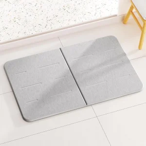 CF Absorbent Diatomaceous Earth Kitchen Bathtub Shower Mat Anti Non slip Diatomite Bathroom Floor Rug Stone Bath Mat Non slip