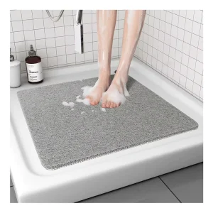 CF BPC21 Custom Quick Dry High Quality Loofah Soft Mildew Resistant Bathroom Bathtub PVC Bath Mats Non slip Bath Mat