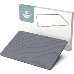 CF Customize Fast Water Drying Super Absorbent Non Slip Diatomite Earth Bath Mats Stone Bath Mat for Bathroom