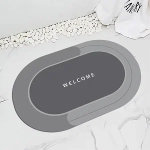CF New Style Custom Bathroom Mat Rubber Non Slip Quick Dry Super Absorbent Bathroom Rugs High Quality Washable Mats Rugs