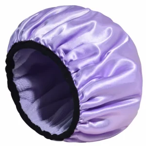 CM Custom LOGO for Microfiber Terry Cloth 3 layer Shower Caps Water Absorbing Dry Hair Caps Bathroom Caps 3 in 1 Reusable Bonnet