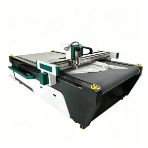 CNC Automatic PVC Plastic Cutting Oscillating Knife PVC Waterproof Fabric Soft Glass Tarpaulin Cutting Machine