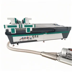 CNC Knife Cutting Machine for Leather PU Fabric Clot Cutting with Two Beam 1612 1615 1625 1630 3040