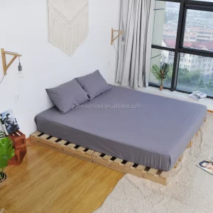CONDUCTIVE EARTH Grounding Fitted Bed Sheet Cover Mattress Silver Cotton Material