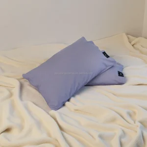CONDUCTIVE Silver Cotton Luxury Square Grounding Pillowcase with Grounding Cord Skin Friendly Earthing Bedding for Home Use