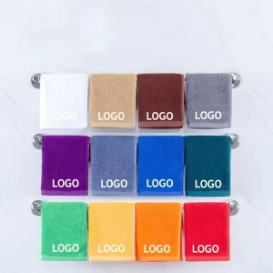 CUSTOM EMBROIDERY LOGO Hairdressing Drying Beauty Multicolor Hotel Cotton Custom Salon Hair Barber Shop Towel