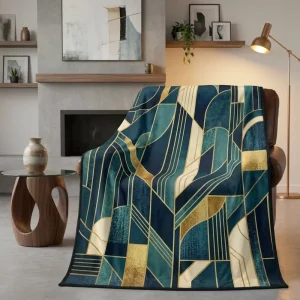 Camouflage Flannel Fleece Blanket 260GSM Outdoor Style Warm Blanket OEM for Outdoor Store