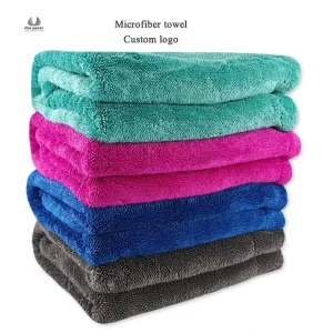 Car Detailing Drying Towel 2000gsm Microfiber Towel for Car with Logo