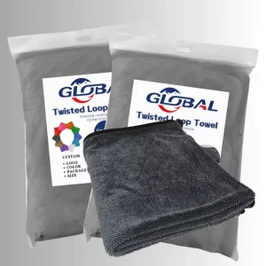 Car Detailing Drying Towel Car Towel Dusting Cleaning Cloth Twisted Loop Microfiber Car Cleaning Towels