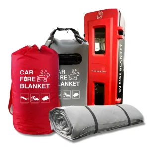 Car Fire Blanket Anti Use Large Fire Supression Electric Fire Blanket for Gas Stations