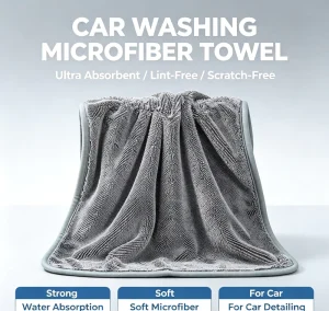 Car Microfiber Cleaning Towel Super Absorbent Multi scene Auto Detailing Cloth