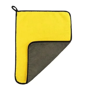 Car Wash Cleaning Cloth 40x40cm Thicken Double Sided Car Drying Detailing Microfiber Towel