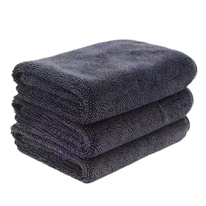 Car Wash Towel Double Sided Towel Car Detailing Twisted Braid Cloth Super Absorbent Rag for Car Home Washing Accessories