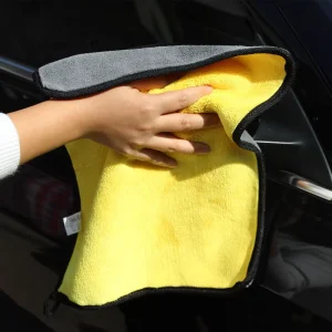 Car Wash Towel Microfiber Knitted Quick Dry Absorbent Thickened Custom Logo