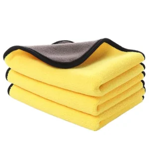 Car Wash Towels Deluxe Dual Layer Absorbent Plush Car Towel Premium Car Cleaning Towel