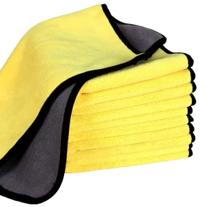 Car Wash Towels High-density Coral Velvet Thickened Car Water-absorbent Car Towels Large Towels Microfiber Cleaning Cloth