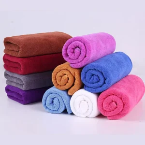 Car Woven Microfiber Head Towel Thickened Super Absorbent Quick Dry Free Logo Customization