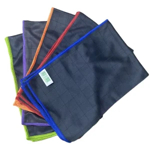 Carbon Fiber Microfiber Cleaning Cloth Lint Free Car Window Glass Towel Streak Free Auto Detailing Car Washing Towel