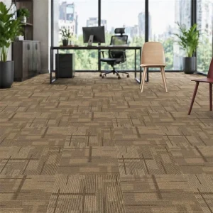 Carpet 50x50cm Loop Pile Floor Carpet Tiles for Hallway Bitumen Backing Carpet