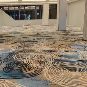 Carpet Manufacturer Customized Design 80% Wool 20% Nylon Wall to Wall Hotel Banquet Hall Axminster Carpet