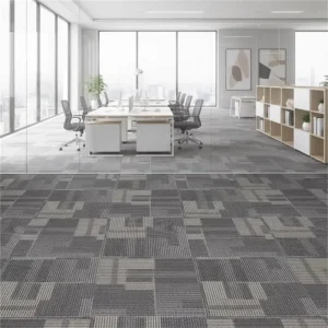 Carpet PP Material Bitumen Backed Cushioned Modern Square Carpet Tiles for Commercial Office Hotel Use