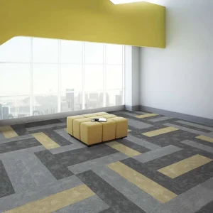 Carpet Rectangular Plank Tile Flooring Nylon 50×50 Digital Printed Carpet