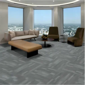 Carpet Squares PVC Backing Fire Resistant Acoustic Floor Tiles for Media Room Recording Studio