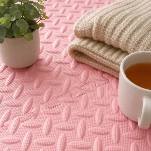 Carpet Texture EVA Interlocking Floor Mats Anti-Slip Waterproof Soft Foam Tiles Home Bedroom Living Room Custom OEM
