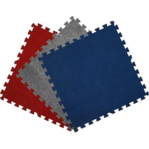 Carpet Texture Top Interlocking Tiles EVA Foam Tiles Trade Show Basement Home Use