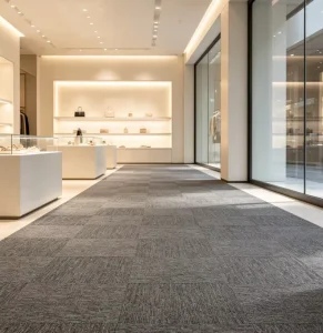 Carpet Tile 50x50cm Non woven Backing Anti Static Stain Resistant Commercial Office Building Floor Tile
