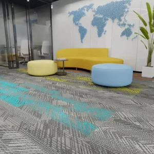 Carpet Tiles Custom Pattern Modular Carpet Tiles Noise Reduction Wear Proof Carpet Tiles for Home Office