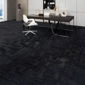 Carpet Tiles Fire Resistant Wear Resistant Modular Flooring for Public Library Science Museum Exhibition Center