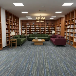 Carpet Tiles High Wear Resistance for Commercial Building Home Use Anti Skid Safe Breathable Healthy