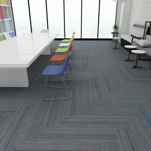 Carpet Tiles Level Fireproof Sound Absorption Eco Friendly Conference Carpet 4-5mm Thick PP Non woven Fabric Modern Carpet Tiles