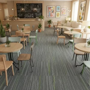 Carpet Tiles for Boutique Store Display Area Soft Touch Stain Resistant Anti Slip Commercial Floor Tiles