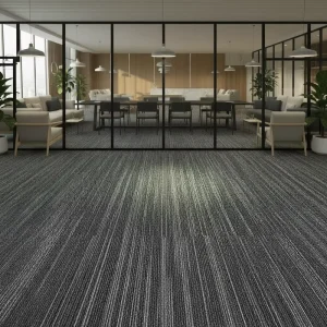 Carpet Tiles for Car Showroom Wear Resistant Soft Touch Anti Slip Display Area Floor Solutions