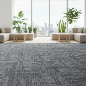 Carpet Tiles for Car Showroom Wear Resistant Soft Touch Anti Slip Display Area Floor Solutions