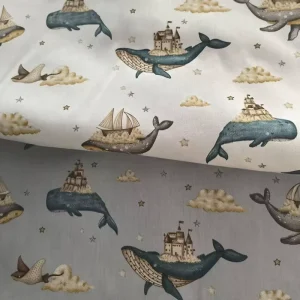 Cartoon Printing Recycle Warp Plain Stretch Kids Swimwear Sportswear Fabric Elastic Polyester Spandex Heat Transfer Sublimation