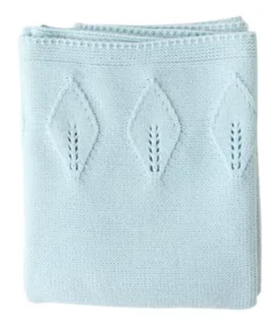 Cashmere Like Knitted Baby Blanket Ultra Soft Warm Washable All Season Infant Knit Wrap Throw Blanket for Kid’s Bed Blanket