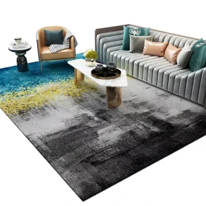 Cashmere like Modern Affordable Luxury Living Room Rug Coffee Table Mat Large area Wall to wall Carpet Hotel Showrooms Plush