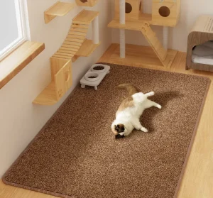 Cat Scratch Pad Wear Resistant Moisture Proof Pet Bed Easy Clean Washable Scratch Resistant Carpet Sisal Like Carpet Pad