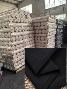 Cationic Plain Weave Dyed Woven 100% Polyester Fabric for Home Textile Luggage