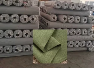 Cationic Plain Weave Dyed Woven 100% Polyester Fabric for Home Textile Luggage