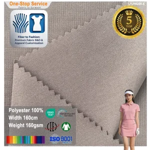 Cationic Warp Knitted Polyester Fabric Mechanical Stretch Paper Hand feel Durable Colorfast Performance Textile