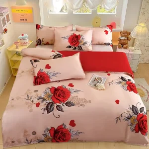 Certified 100% Polyester Bedding Set Printed Soft Fabric Customized Designs Packaging Size Oem Bulk Bedsheet Set